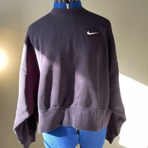 Nike Oversized Pullover Sweatshirt Black